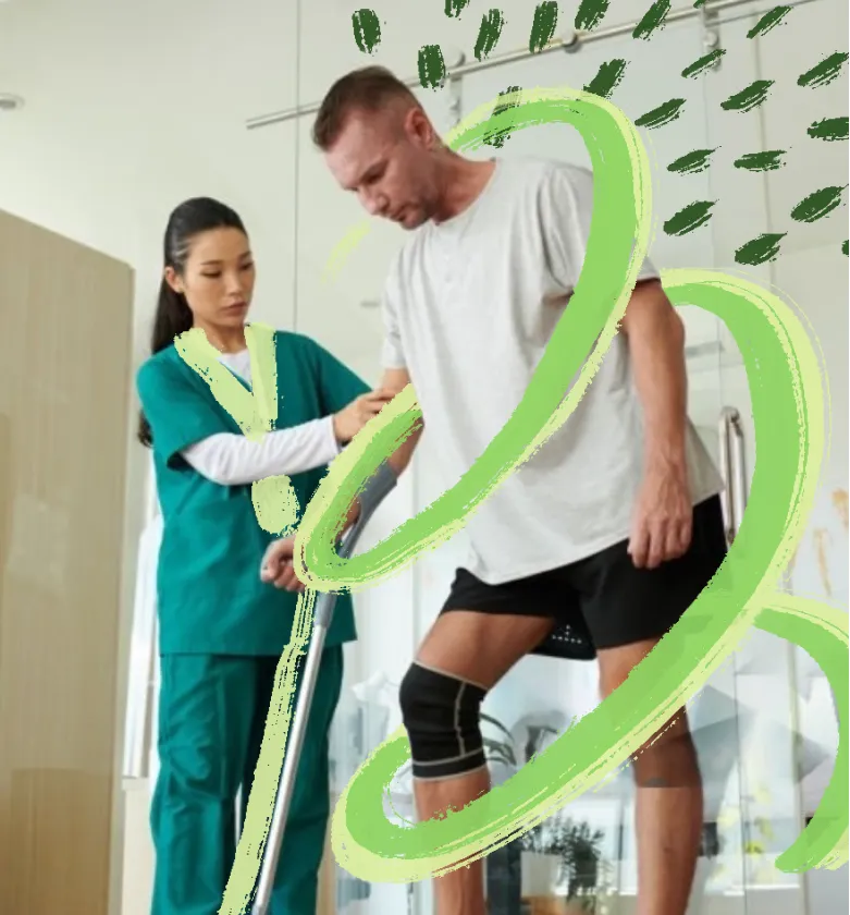 Perx return-to-work recovery program illustration
